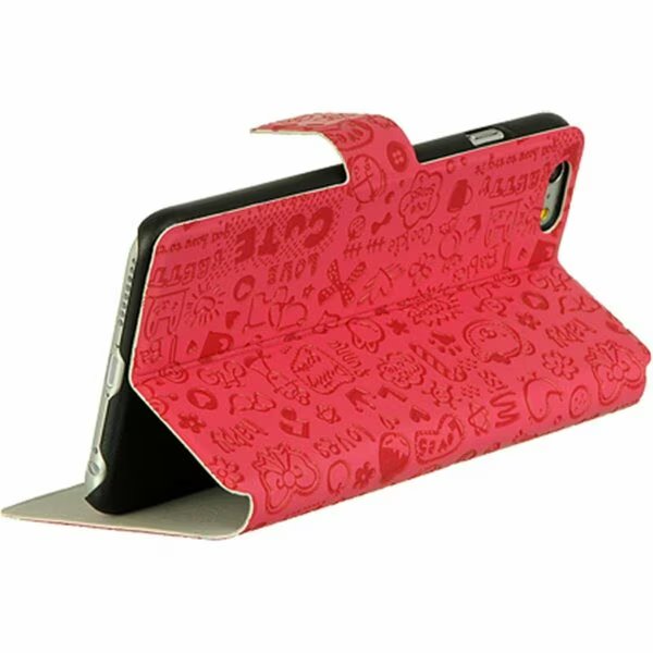 Apple iPhone 6 - 4.7 In. Carton Flip Stand Pouch- Hot Pink, Dreamwireless, Mfr#: LPFIP6CTSTDHP
